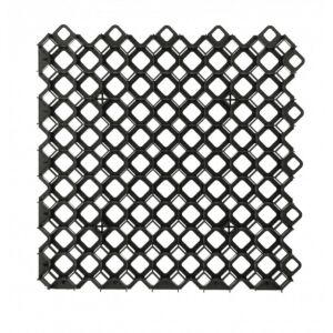 Пластмасова павета MULTI GRID черна, височина 40 мм / 600x600 мм 138748427 - Решетка за трева