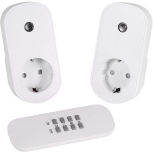 Vivanco RF Távirányítós Konnektor Szett - 2 db, 3680W