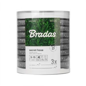 Rastezljivo vrtno crijevo Bradas Secret Hose, 5-15m, sivo - Bradas