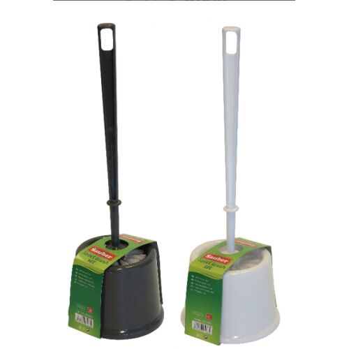 WC kefa s držiakom biela/čierna 138749062