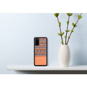 MAN&WOOD Hülle für Galaxy S20 Browny Check Schwarz 138749215 - Man&Wood