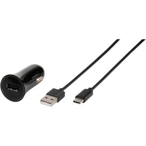 Încărcător auto Vivanco USB-C 3A 1m, negru (38669) 138749294 - Incarcatoare auto