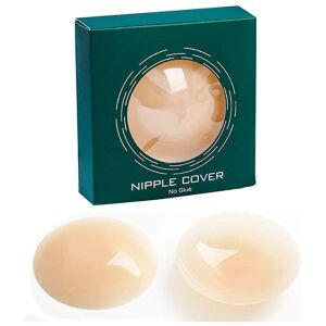 Protectoare de mameloane din silicon, culoarea pielii deschise, 8 cm