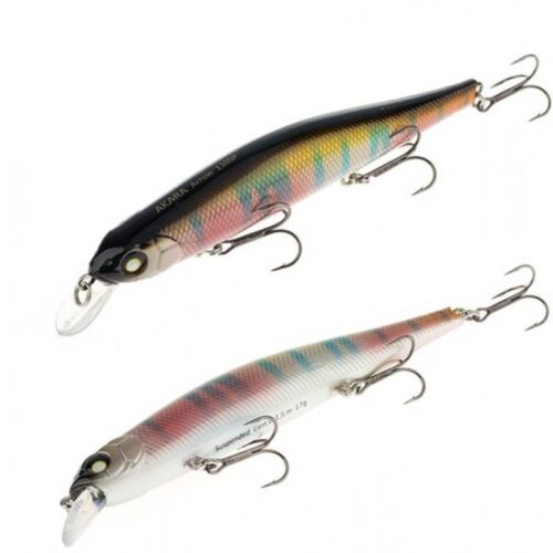 Wobbler AKARA Arrow 110SP-A210, długość 110 mm, szydełkowy 0-15 m, do szelek 138749446