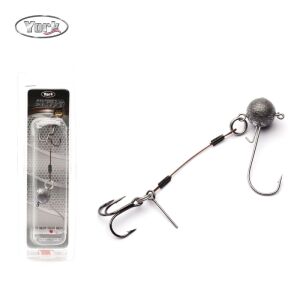 Cârlig cu cap JIG YORK YPGK305 cu Trident suplimentar 15g.-3/0 138749453 - Cârlige, vârtejuri, agrafe