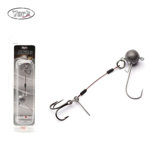 JIG háčik YORK YPGK305 s prídavným trojzubcom 15g.-3/0