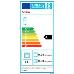 Amica Sütő Energia Címke - A Energiaosztály, 66L 138749457 - Sütő