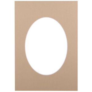 Passepartout 30x40, Sandstein oval 138749749 - Bilderrahmen