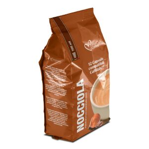 Olasz kávé Nocciola mogyorós kávékapszula, 12 darab, Caffitaly rendszer kompatibilis - Kávé & Kakaó