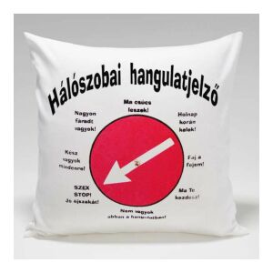 Hangulatpárna Hálószobába - Állítható Üzenetekkel - 29x26 cm 138752142 - Díszpárna