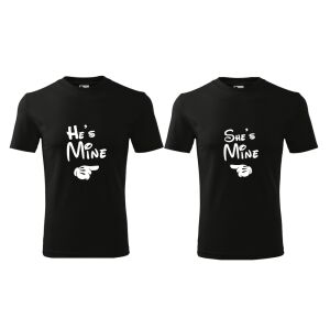 Mickey Páros Póló Szett - He's Mine / She's Mine - Szerelmeseknek 138752449 - Ajándék póló