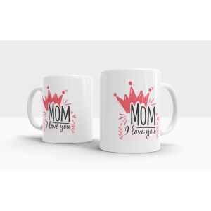 "Anya, szeretlek!" Kerámia Bögre - 3 dl, Anyák Napi Ajándék 138752485 - Ajándék bögre