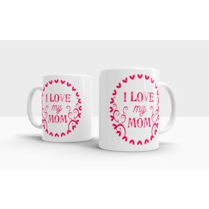 "Szeretem az Anyukámat" Kerámia Bögre - 3 dl-es Ajándék Bögre Anyáknak 138752487 - Ajándék bögre