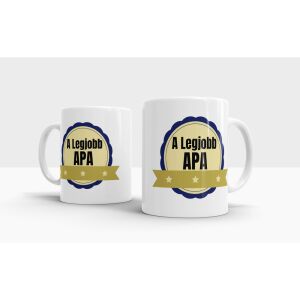 "A legjobb Apa" Kerámia Bögre - 3 dl - Ajándék Apáknak 138752544 - Ajándék bögre