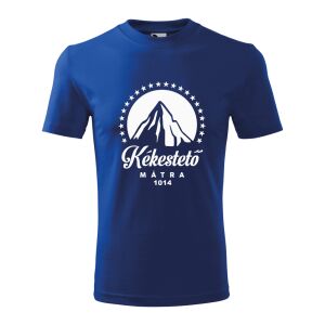 Kékestető 1014 - Kék Pamut Póló - Magyarország Csúcsa 138752649 - Ajándék póló