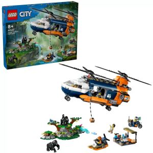 LEGO City: Helikopter odkrywcy dżungli w bazie 60437 138756374 - LEGO City, LEGO Friends, LEGO Creator, LEGO Disney, LEGO Classic, LEGO Minecraft, LEGO Ninjago i LEGO Super Heroes Marvel