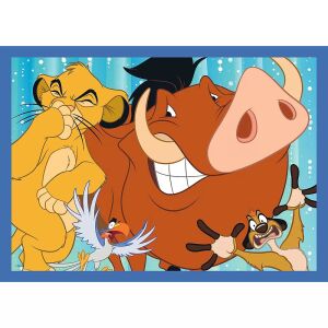 Trefl Disney Leví kráľ 4 v 1 puzzle - Trefl Puzzle