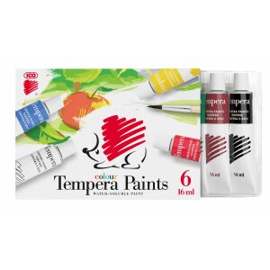 ICO Tubusos Tempera 6x16ml Set de vopsele - ICO Tempera