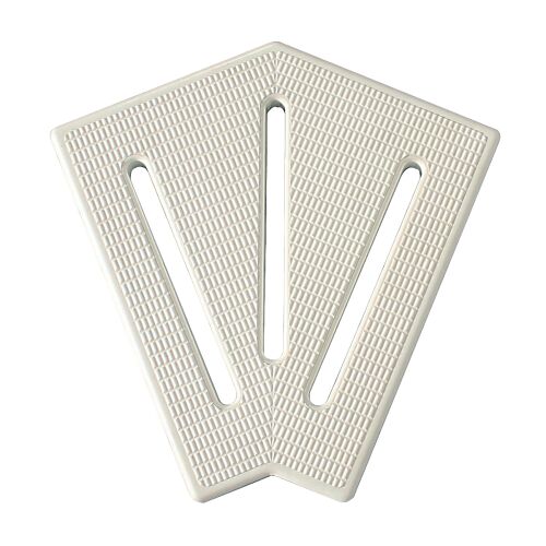 Gemas Fehér Túlfolyó Rács Sarokelem - 195mm, 45 fokos 138759477