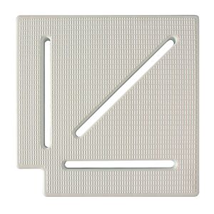 Gemas Fehér Túlfolyó Sarokelem - 90°, 145 mm