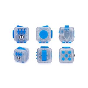 ZURU Fidget Cube - Stressabbau Würfel - Blau 138761159 - Logikspiele
