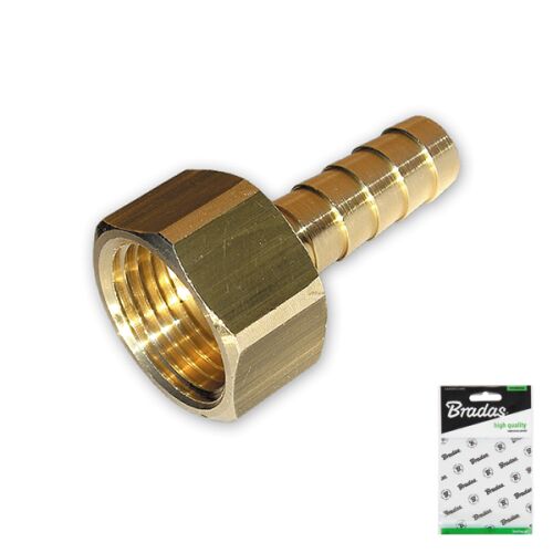 Куплунг за 9 мм маркуч, 1/2" женски - МЕСИНГ 138762229