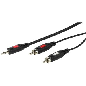 Cablu Vivanco 3.5mm - 2xRCA 1.5m (46030) 138762364 - Cabluri RCA