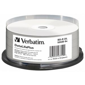 Verbatim DataLifePlus BD-R 50 GB 25 Stück(e) 138762430 - Beschreibbare Blu-ray Disc