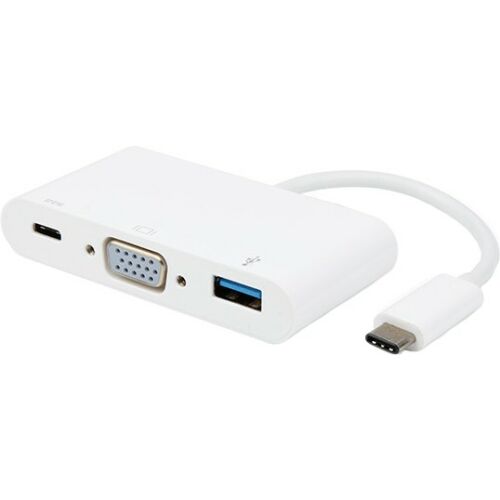 Vivanco adapter USB-C - VGA 3u1, bijeli (34294) 138762434