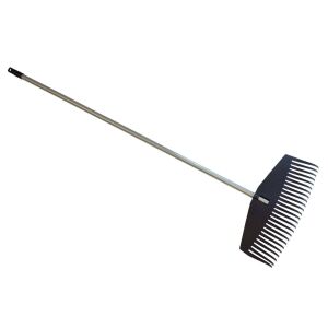 Hrable na lístie s rukoväťou, čierne, 50 cm 138762457 - Hrable