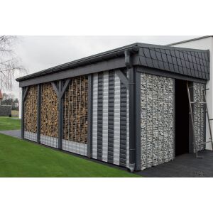 Siatka ogrodzeniowa SOLID 19 cm x 26 m, 1200 g/m² jasnoszara 138762482 - Meble ogrodowe