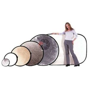 Reflector Manfrotto 75cm, argintiu/alb (LA-3031) 138762495 - Lumini de studio și reflectoare