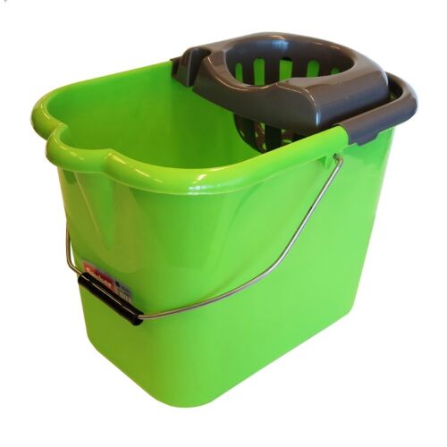 Ovaler Eimer 15L mit Druckknopf und Metallgriff 138762501