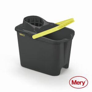 Găleată 14L cu buton de acționare gri 138762588 - Găleată și castron de uz casnic