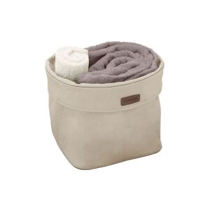 Pudełko materiałowe L 28x28x23cm Ego Ecru 138762687 - Przybory domowe