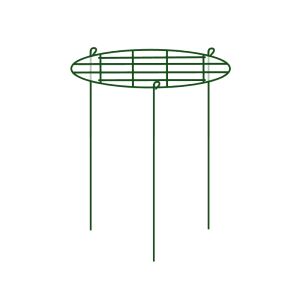 Ringförmige Pflanzenstütze, 40 cm Durchmesser, 60 cm Höhe, Netzdesign - Blumenständer