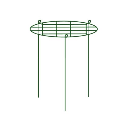 Ringförmige Pflanzenstütze, 40 cm Durchmesser, 60 cm Höhe, Netzdesign