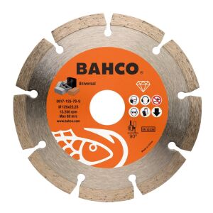 Bahco Gyémánt Vágókorong - 125mm, Szegmentált, Univerzális 138762882 - Bahco