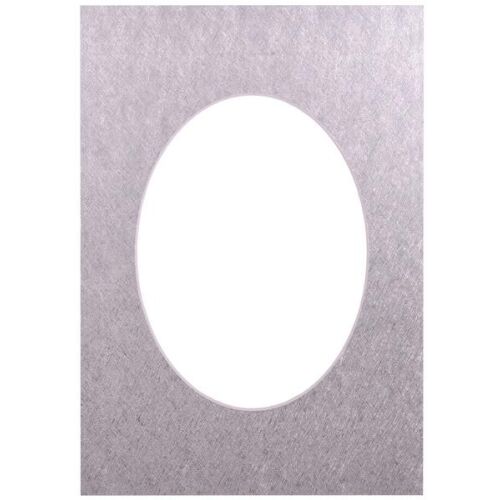 Passepartout 30x40, owalny srebrny 138762931
