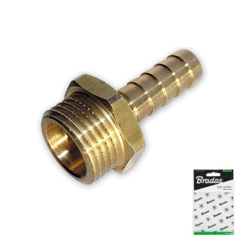 Conector drept pentru furtun de 9 mm, 1/2" mascul, ALAMĂ 138762981