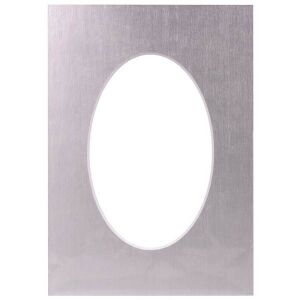 Passepartout 30x40, Platin oval 138762999 - Bilderrahmen