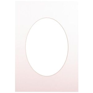 Passepartout 15x21, miękki biały owal 138763030 - Ramka na zdjęcia