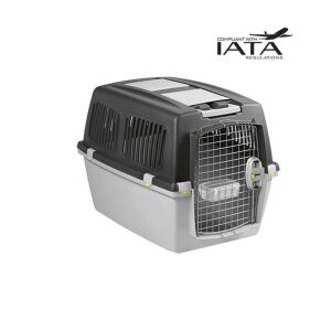 Stefanplast Gulliver V Szállítóbox - 81x61x60cm, Szürke, 25-30kg 138763302 - Hordozó, autós box kisállatoknak