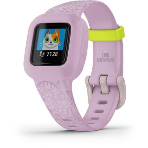 Детски активит тракер Garmin Vivofit Jr.3, лилав, флорален 138765389 - Мода и обличане