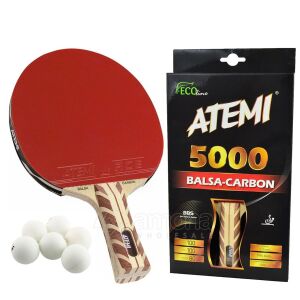 Rakietka do ping ponga New Atemi 5000 Pro anatomical 138765891 - Sport i rekreacija