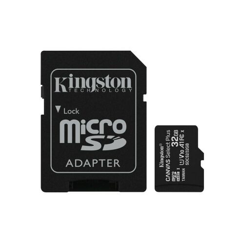 Kingston Canvas Select Plus 32GB MicroSD kártya + SD adapter