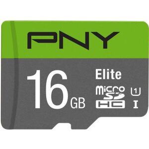 PNY Elite 16GB MicroSDHC Memóriakártya - 100MB/s, UHS-I, Adapterrel 138771868 - PNY