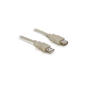 DELOCK 3m USB 2.0 Hosszabbító Kábel (A-A) - Bézs 138785551 - USB kábel