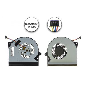Asus G751JL/JM CPU Hűtőventilátor - Gyári Új 138787766 - Delta