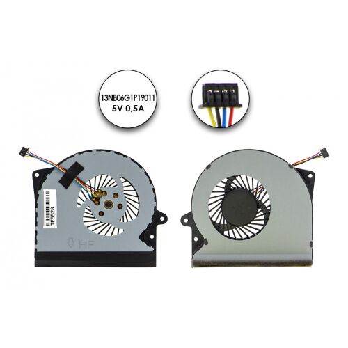 Asus G751JL/JM CPU Hűtőventilátor - Gyári Új 138787766